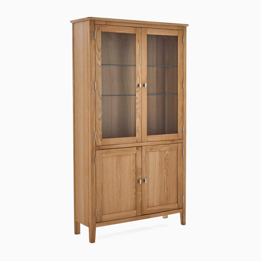 Bexley Display Cabinet - Display Cabinet Oak Storage Sterling Home 2