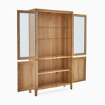 Bexley Display Cabinet - Display Cabinet Oak Storage Sterling Home 4