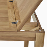 Bexley Flip Top Extending Dining Table - Flip Top Extending Table Oak Tables Sterling Home 3