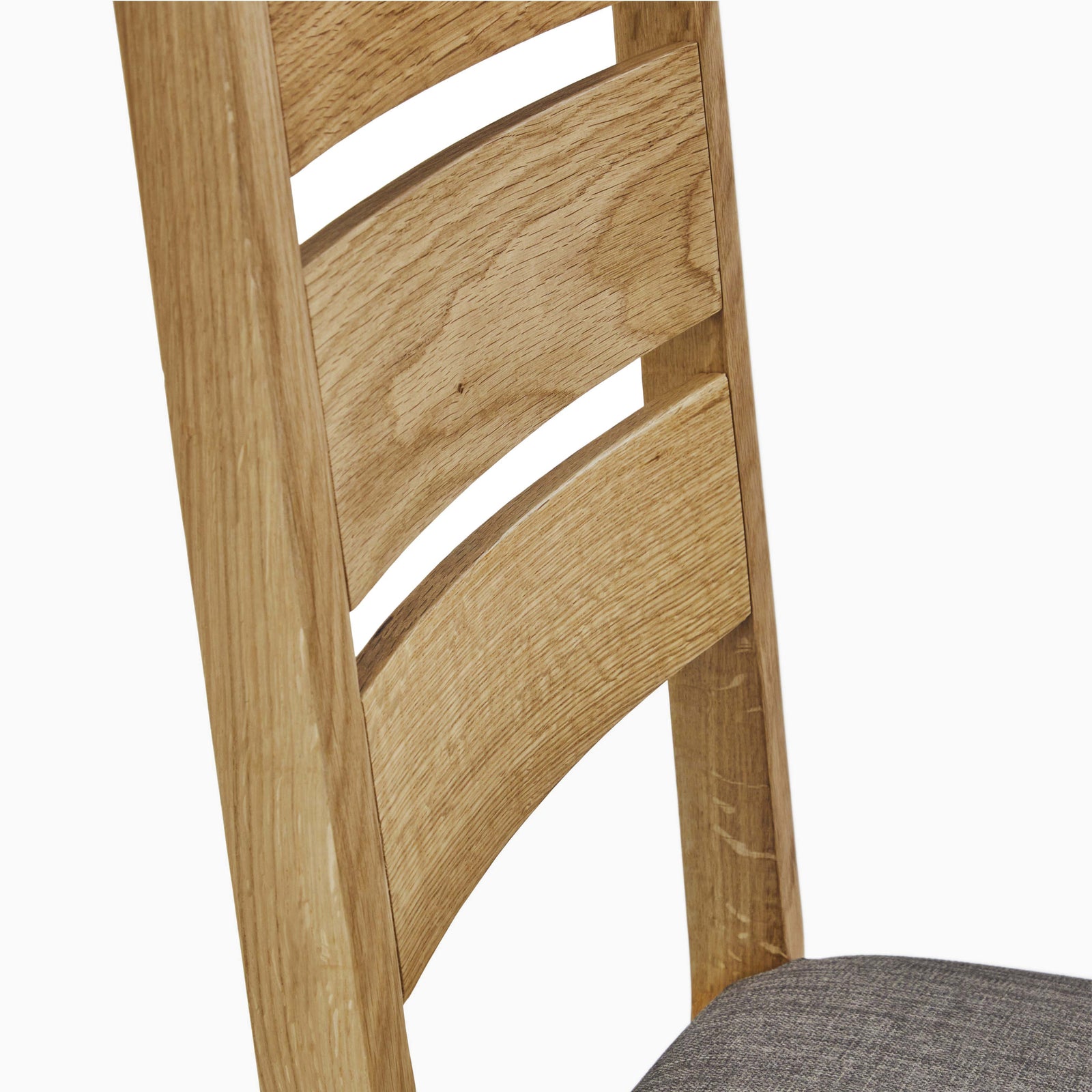Bexley Pair of Ladderback Dining Chairs - Dining Chair Ladderback - Pair Oak Sterling Home 3