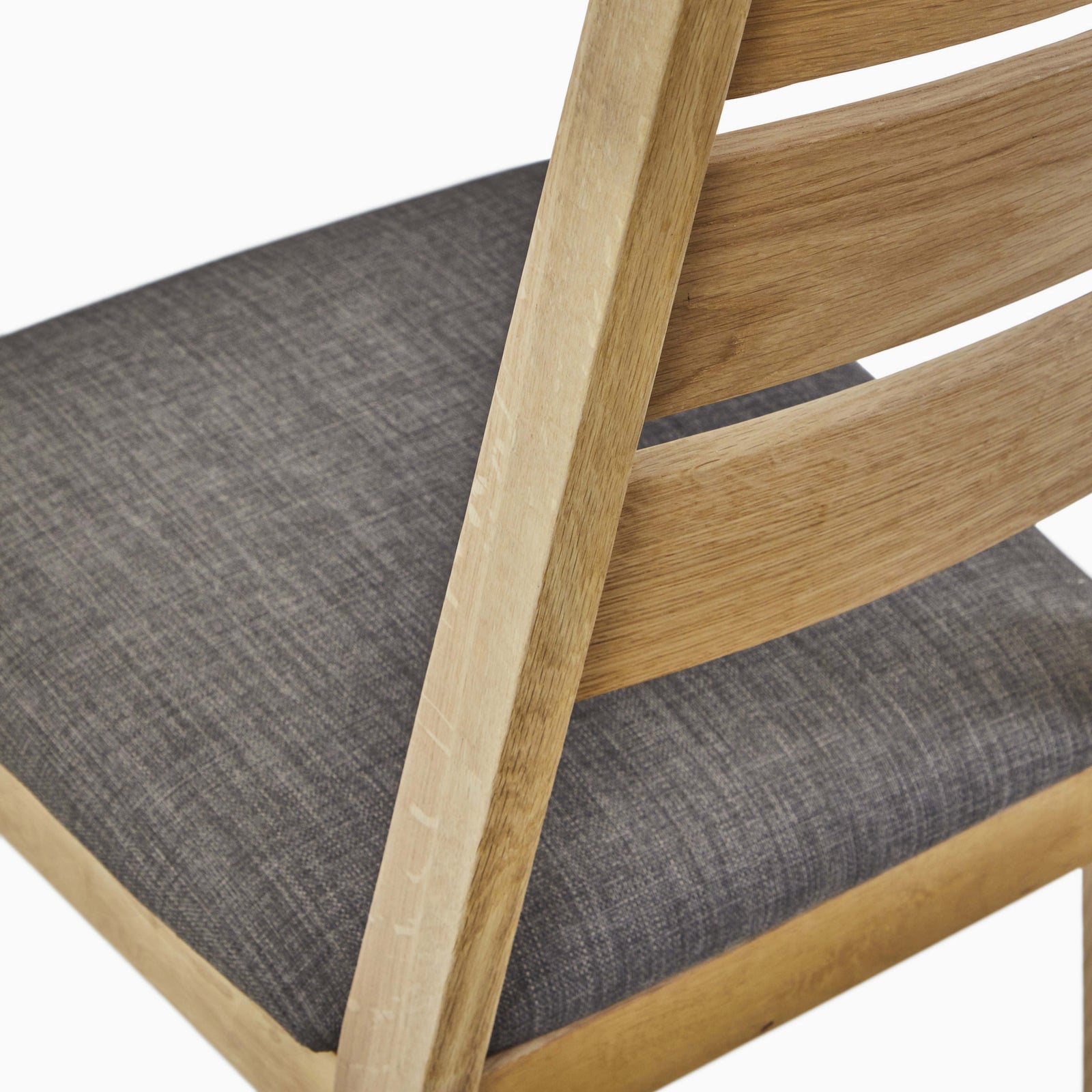 Bexley Pair of Ladderback Dining Chairs - Dining Chair Ladderback - Pair Oak Sterling Home 4