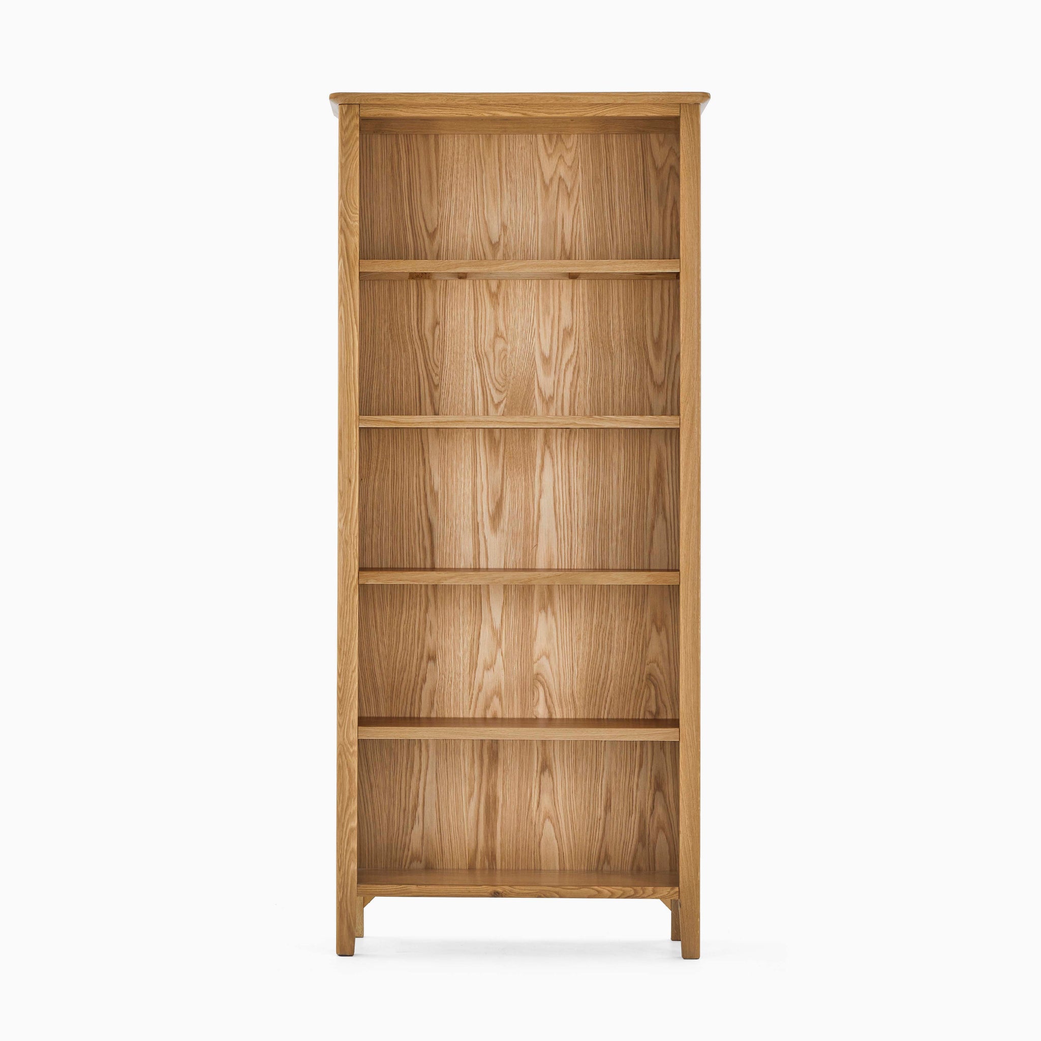 Bexley Large Bookcase - Large Bookcase Oak Storage Sterling Home 1
