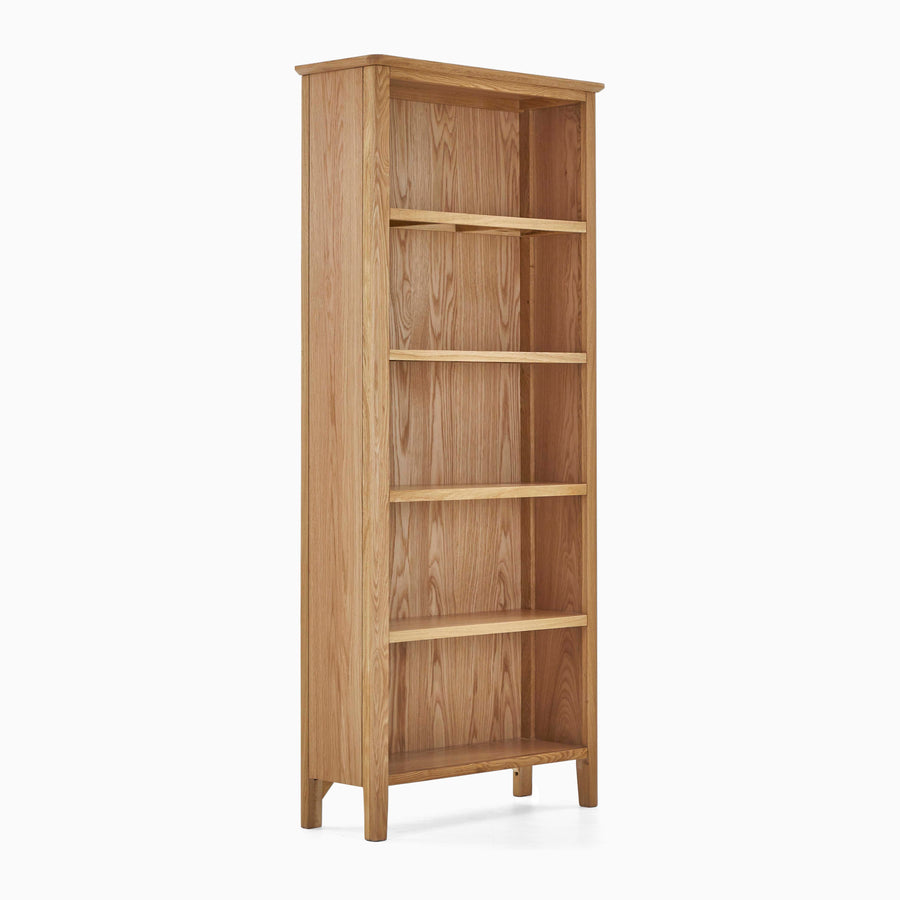 Bexley Large Bookcase - Large Bookcase Oak Storage Sterling Home 2