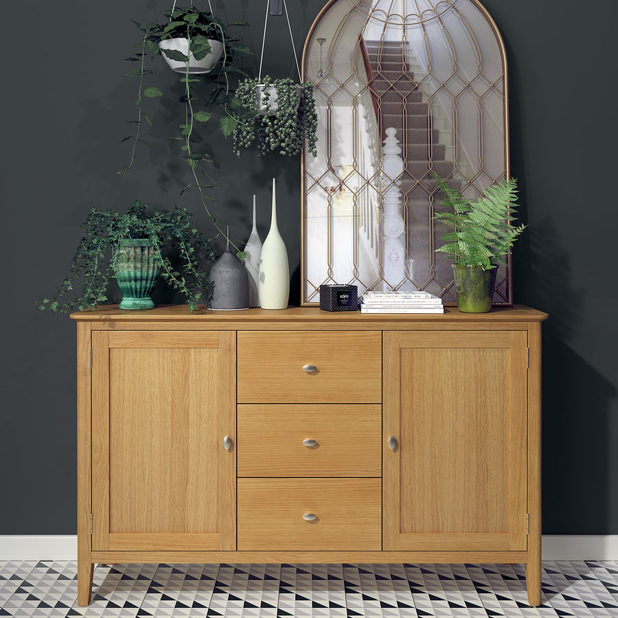 Bexley Large Sideboard - Large Sideboard Oak Storage Sterling Home 2