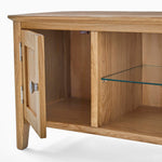 Bexley Large TV Unit - Large Media Stand Oak Storage Sterling Home 3