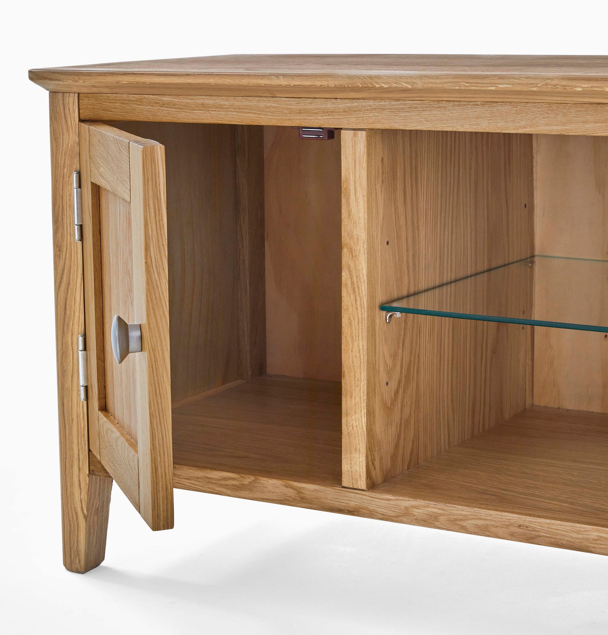 Bexley Large TV Unit - Large Media Stand Oak Storage Sterling Home 3