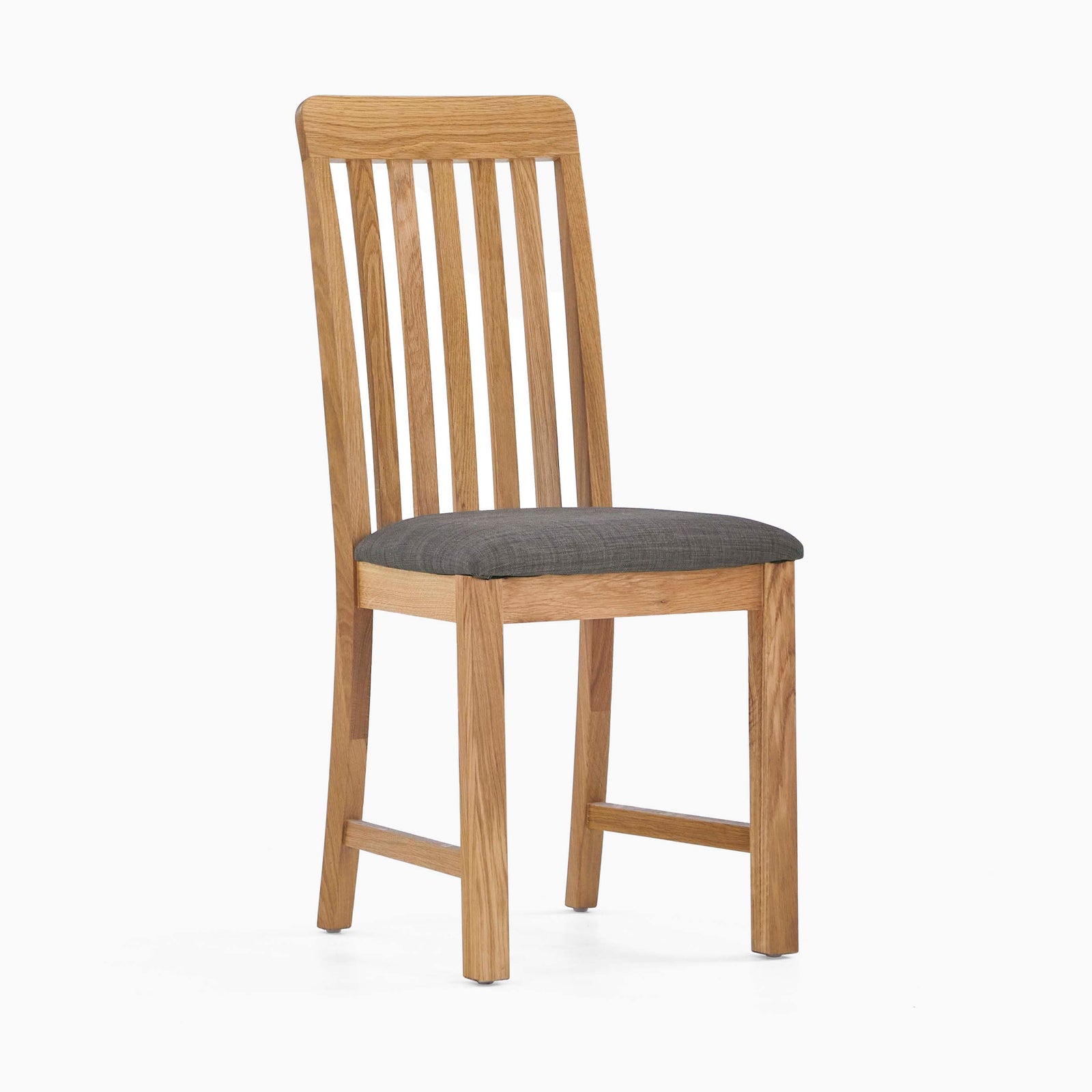 Bexley Pair of Slat Back Dining Chairs - Dining Chair Vertical Slats - Pair Oak Sterling Home 2
