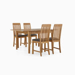 Bexley Slat Dining Chair - Dining Chair Vertical Slats Oak Chairs Sterling Home 2