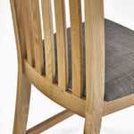 Bexley Slat Dining Chair - Dining Chair Vertical Slats Oak Chairs Sterling Home 4