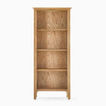 Bexley Slim Bookcase - Slim Bookcase Oak Storage Sterling Home 1