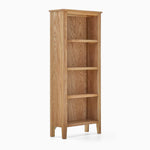 Bexley Slim Bookcase - Slim Bookcase Oak Storage Sterling Home 2