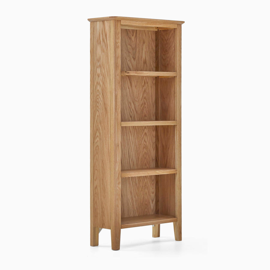 Bexley Slim Bookcase - Slim Bookcase Oak Storage Sterling Home 2