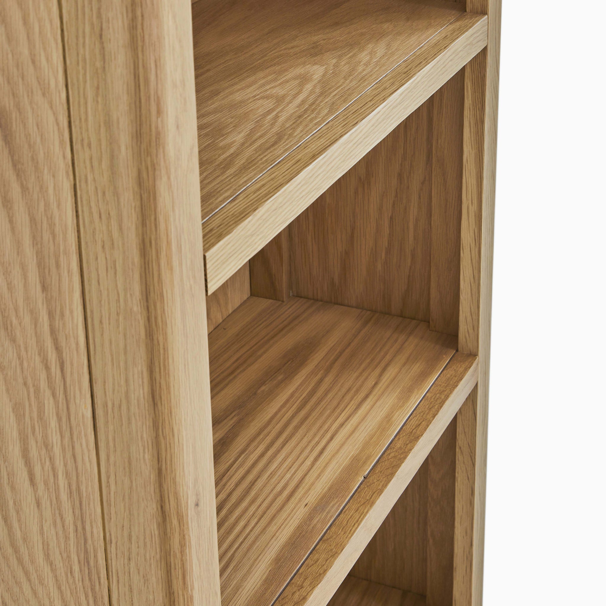 Bexley Slim Bookcase - Slim Bookcase Oak Storage Sterling Home 4