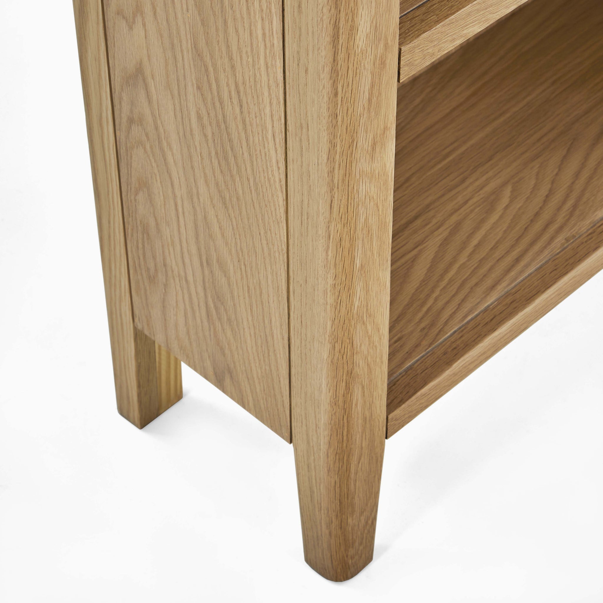 Bexley Slim Bookcase - Slim Bookcase Oak Storage Sterling Home 5