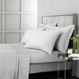 Bianca Sateen Grey Fitted Bed Sheet