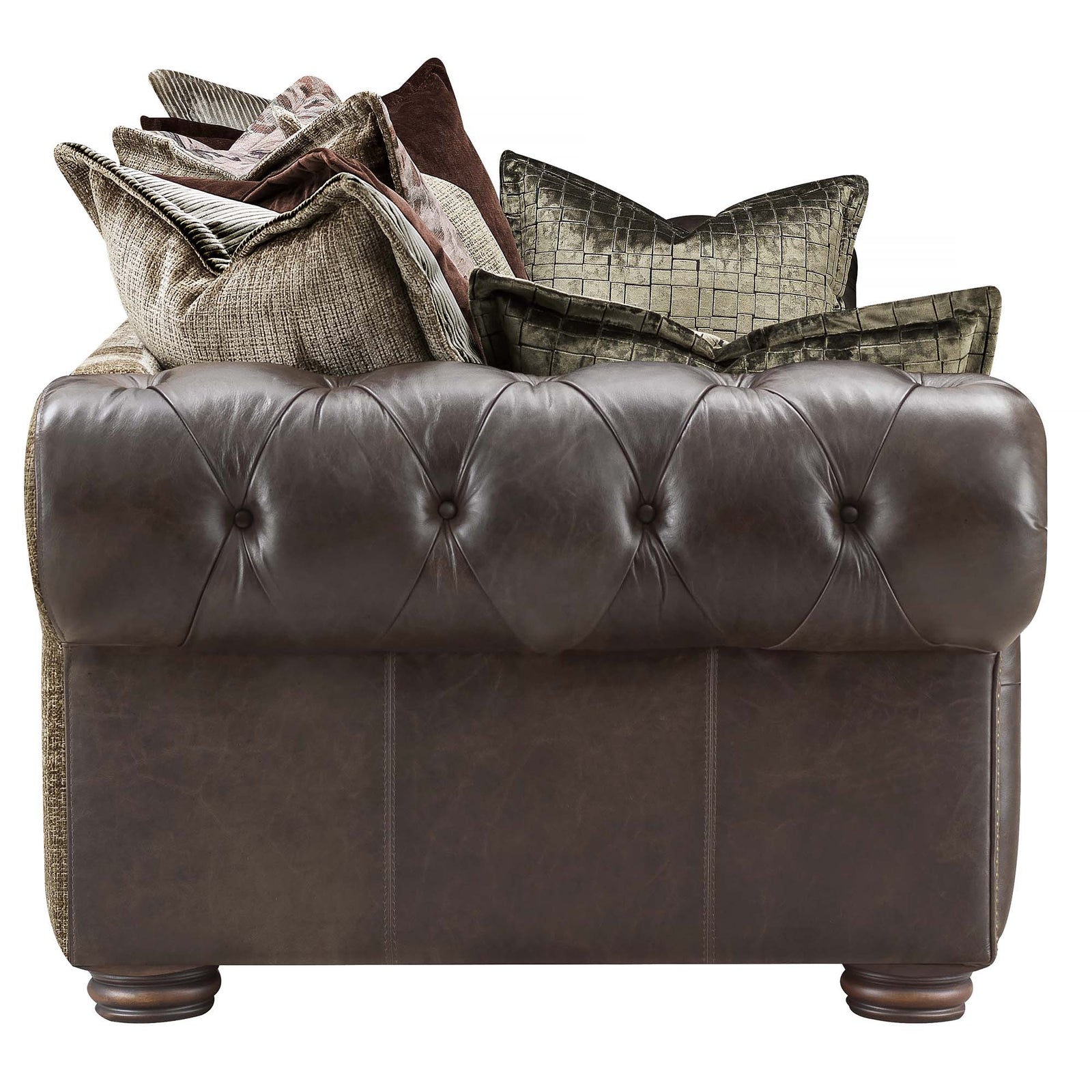 Blossom Large 4 Seater Pillow Back Sofa - 4 Seater Grande Split Sofa - Split Back Frame 4 Seater Sofas Sterling Home 6