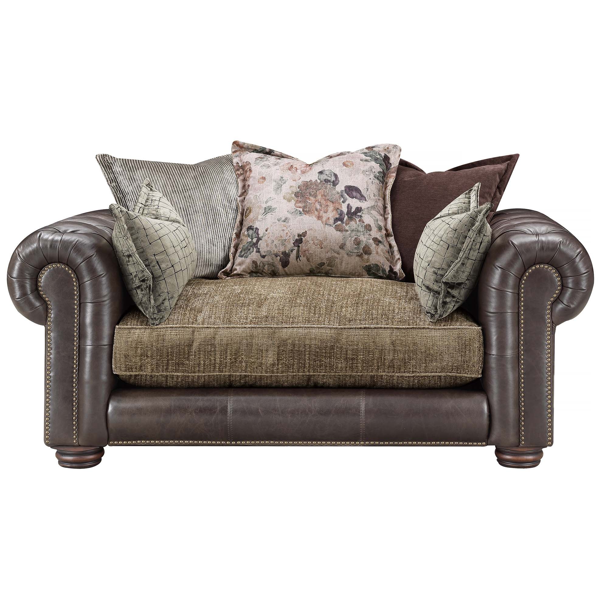 Blossom Pillow Back Loveseat - Snuggler - Standard Frame Armchairs Sterling Home 1