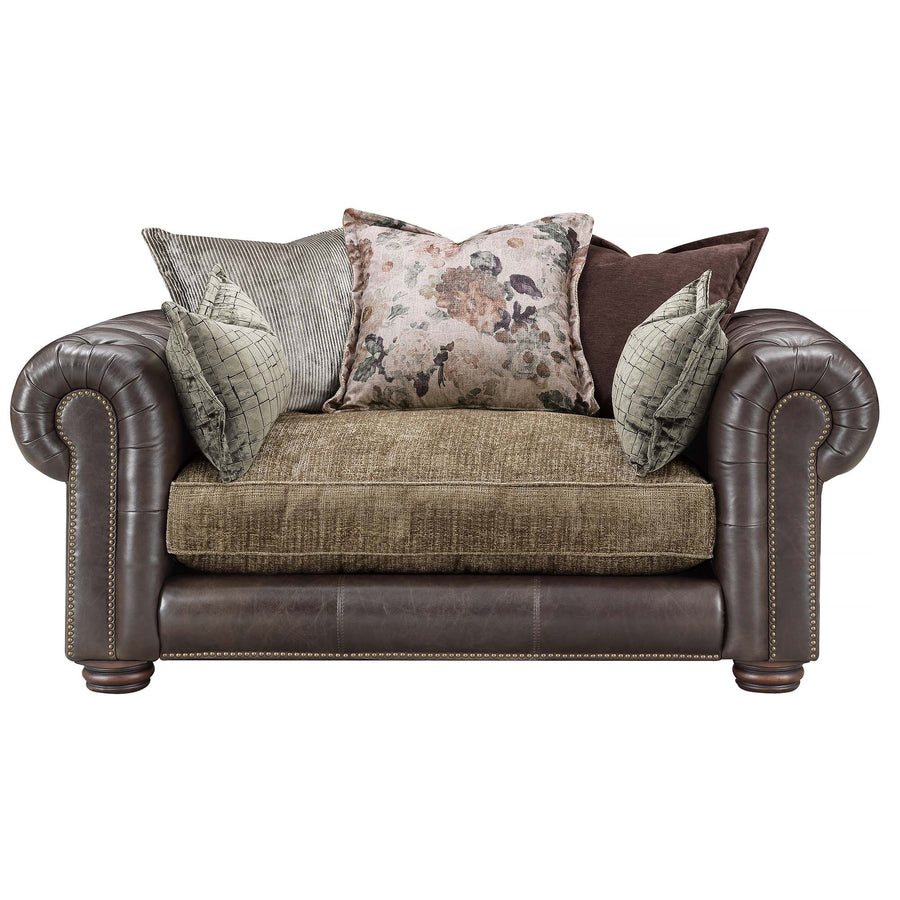 Blossom Pillow Back Loveseat - Snuggler - Standard Frame Armchairs Sterling Home 1