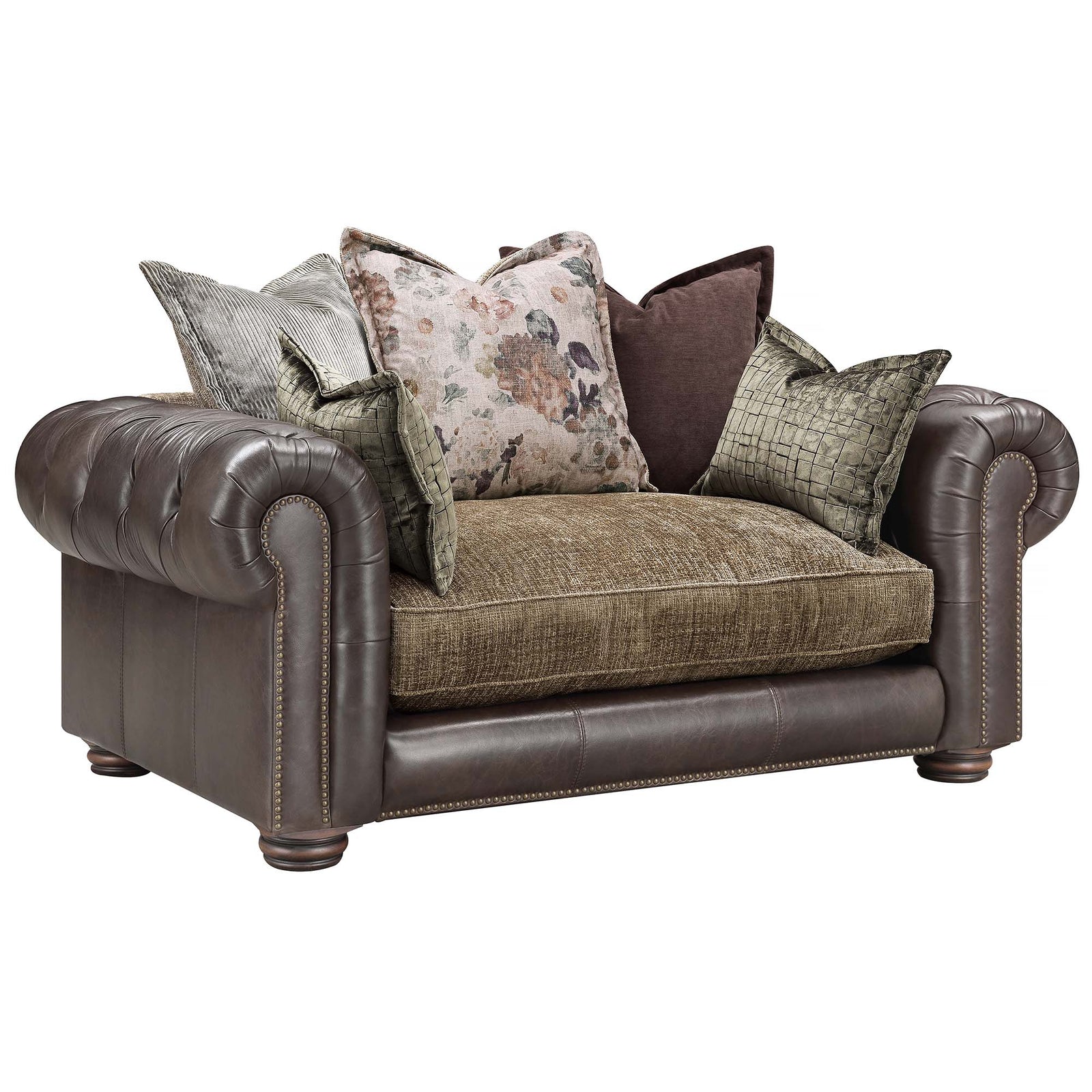 Blossom Pillow Back Loveseat - Snuggler - Standard Frame Armchairs Sterling Home 3