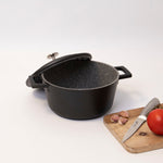 MasterClass Black Cast Aluminium Small Casserole Dish - MC Cast Alu Casserole Dish 2.5L Black Sterling Home 3