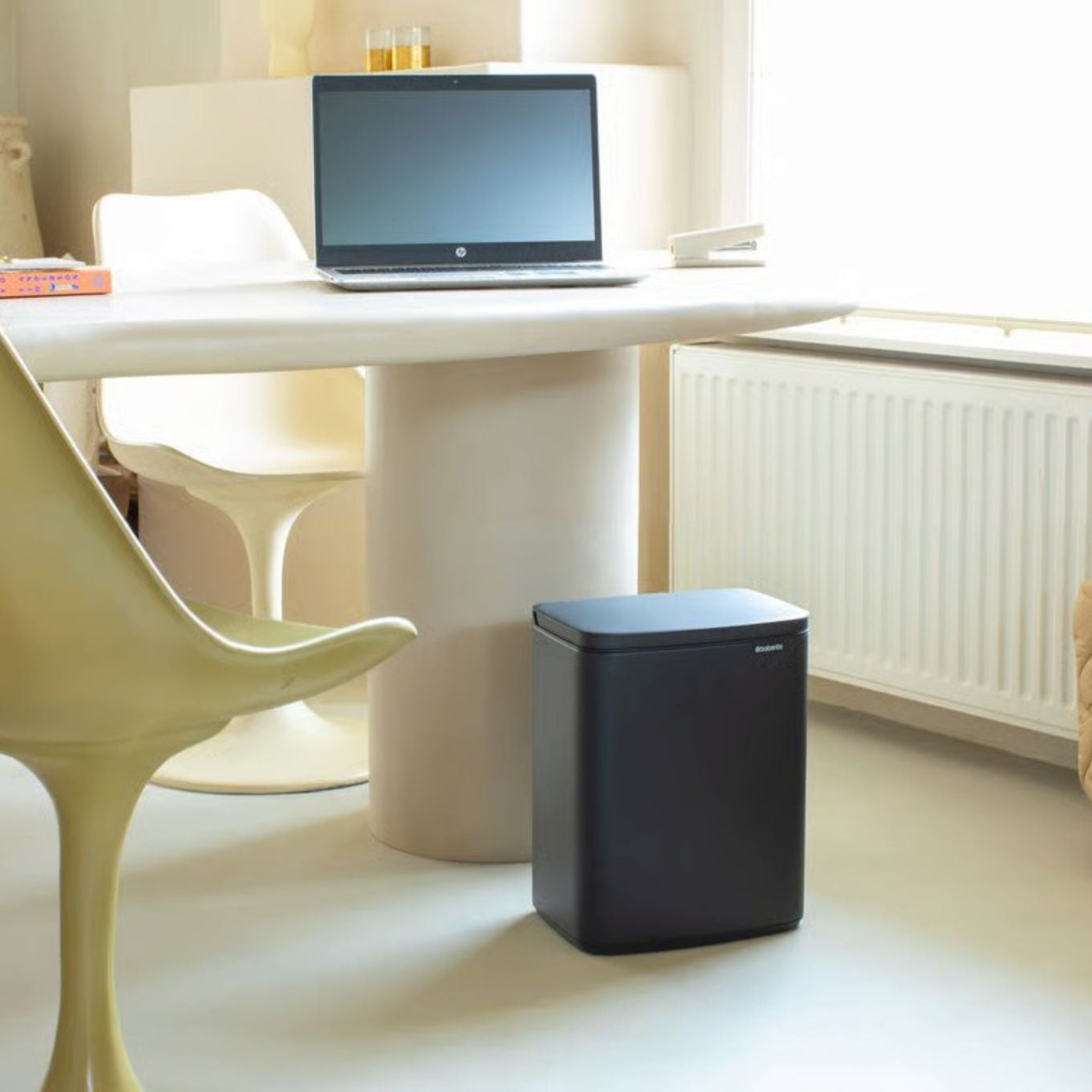 Brabantia Bo Waste Bin Mineral Infinite Grey 12L - Bo Waste Bin 12L Mineral Infinite Grey Sterling Home 1