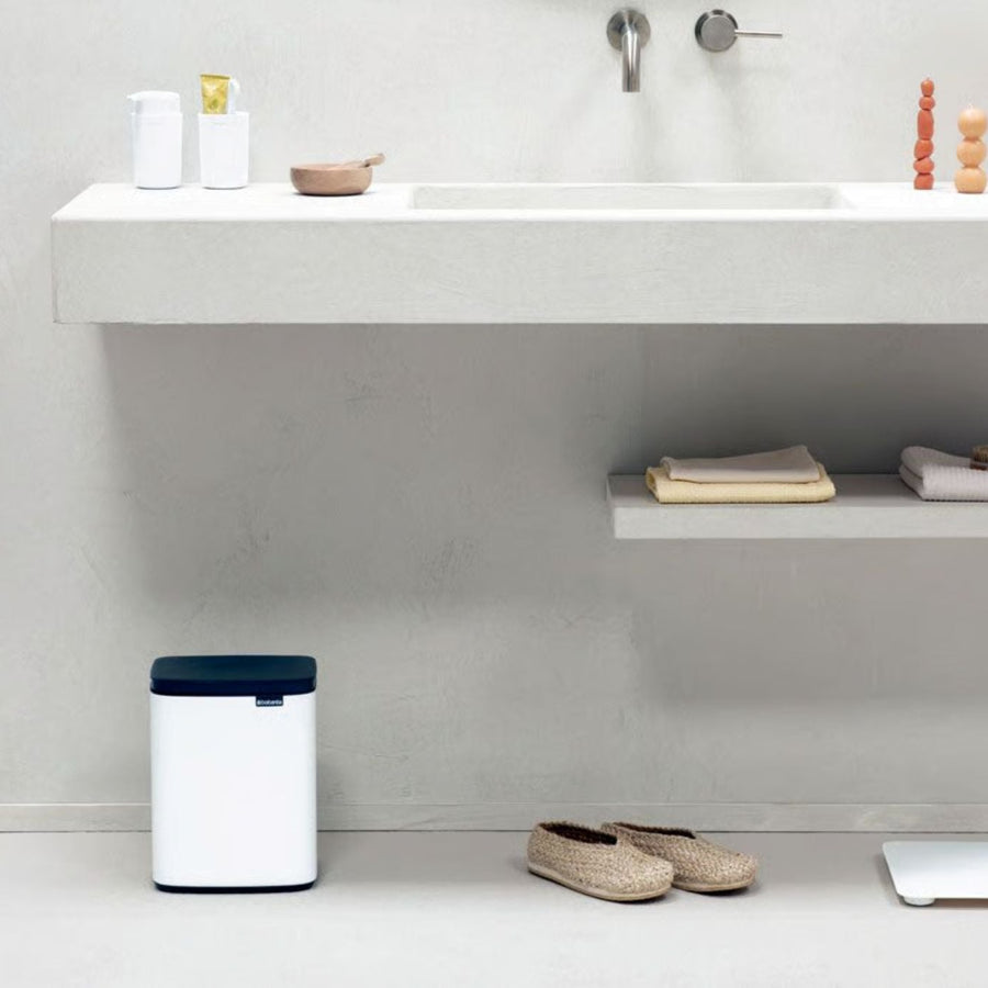 Brabantia Bo Waste Bin White 7L - Bo Waste Bin 7L White Sterling Home 1