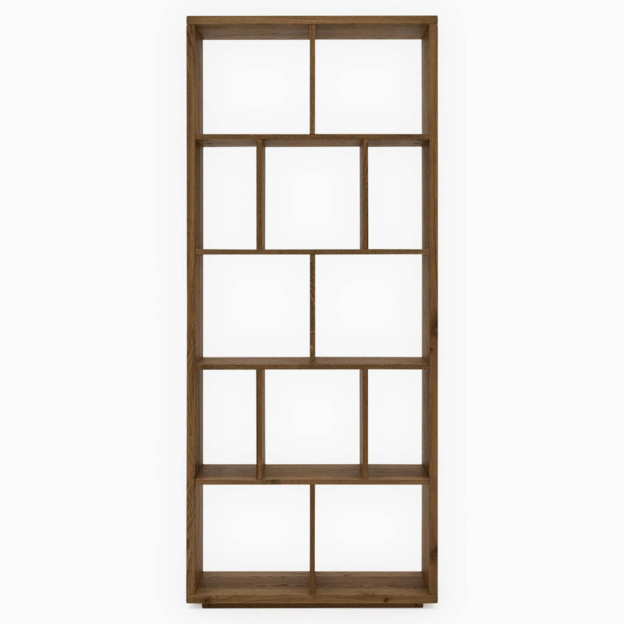 Sunnie Bookshelf - Bookshelf Brushed Oak / Hesse Dark Oil Storage Sterling Home 1