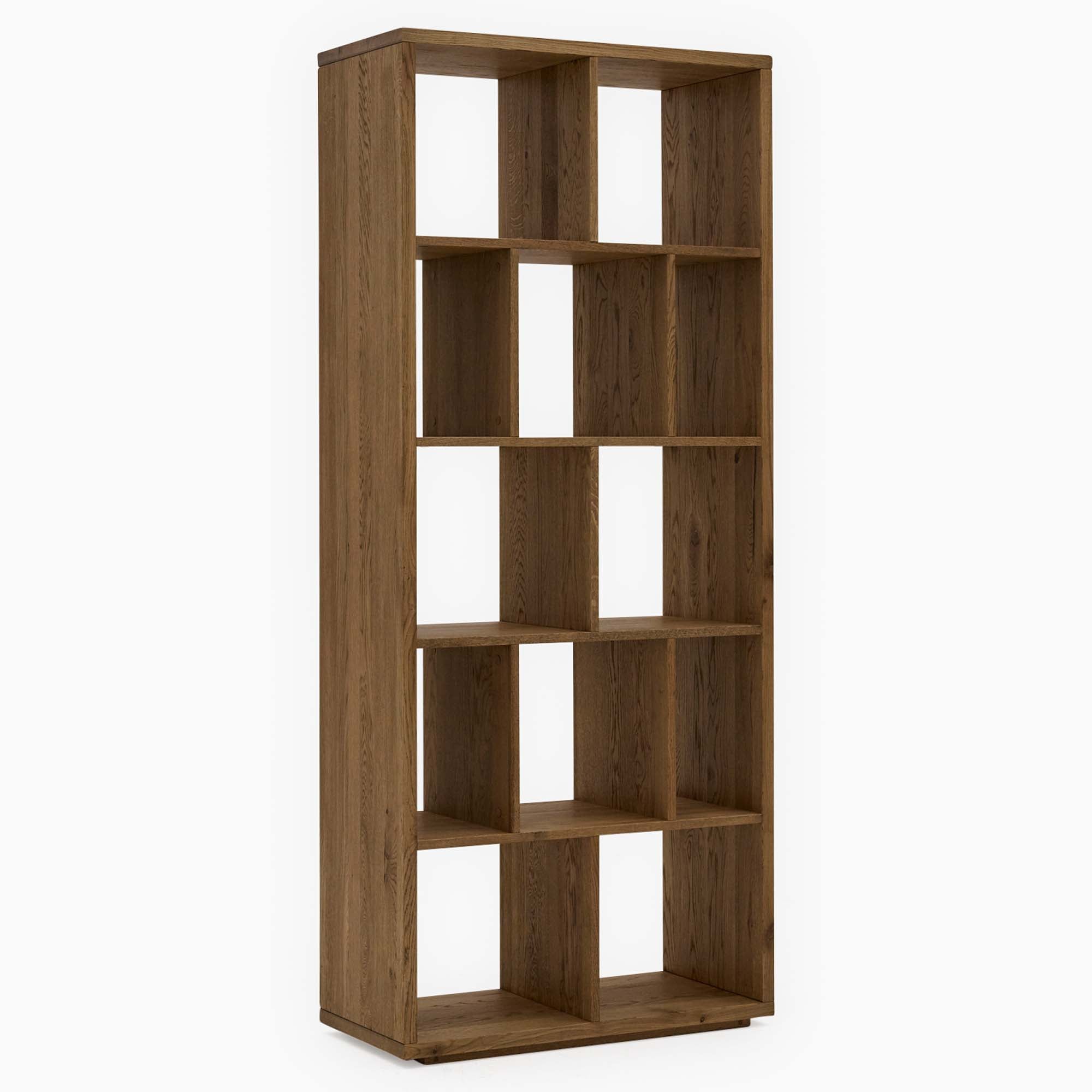 Sunnie Bookshelf - Bookshelf Brushed Oak / Hesse Dark Oil Storage Sterling Home 3
