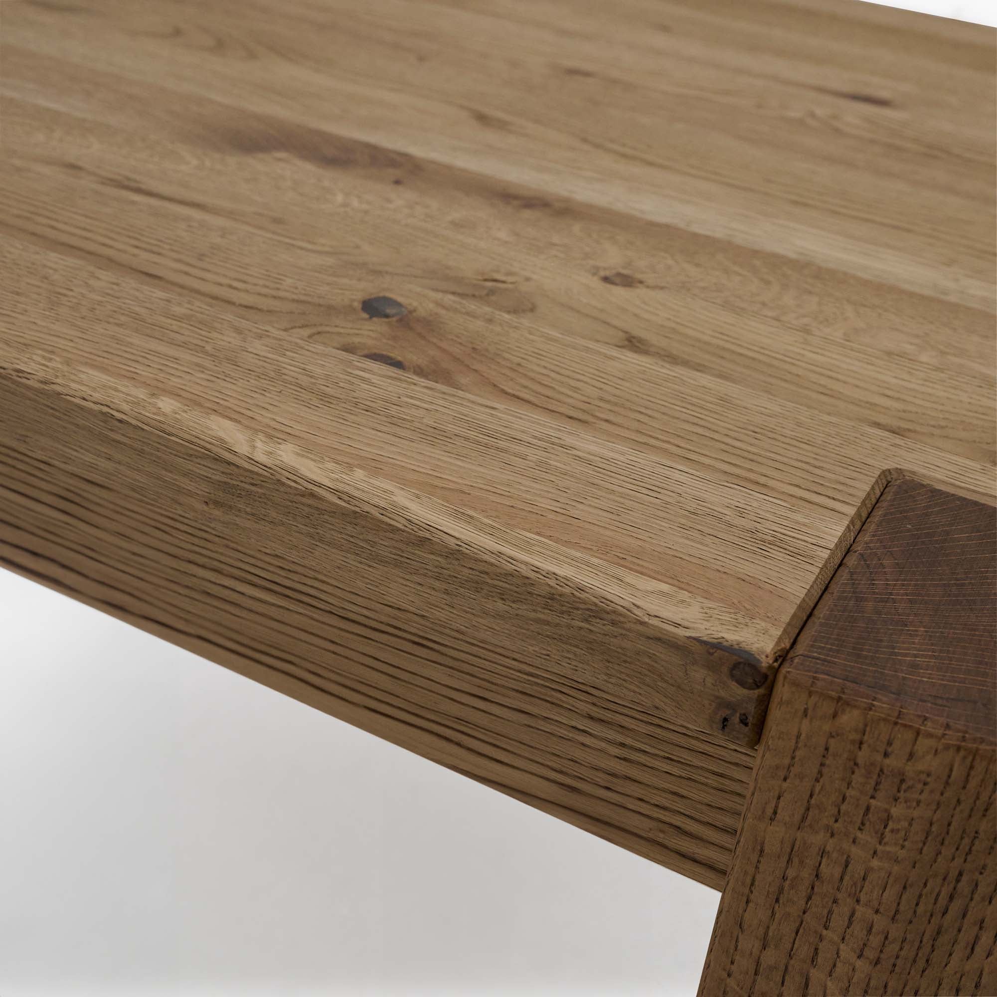 Sunnie Side Table - Lamp Table Brushed Oak / Hesse Dark Oil Tables Sterling Home 4