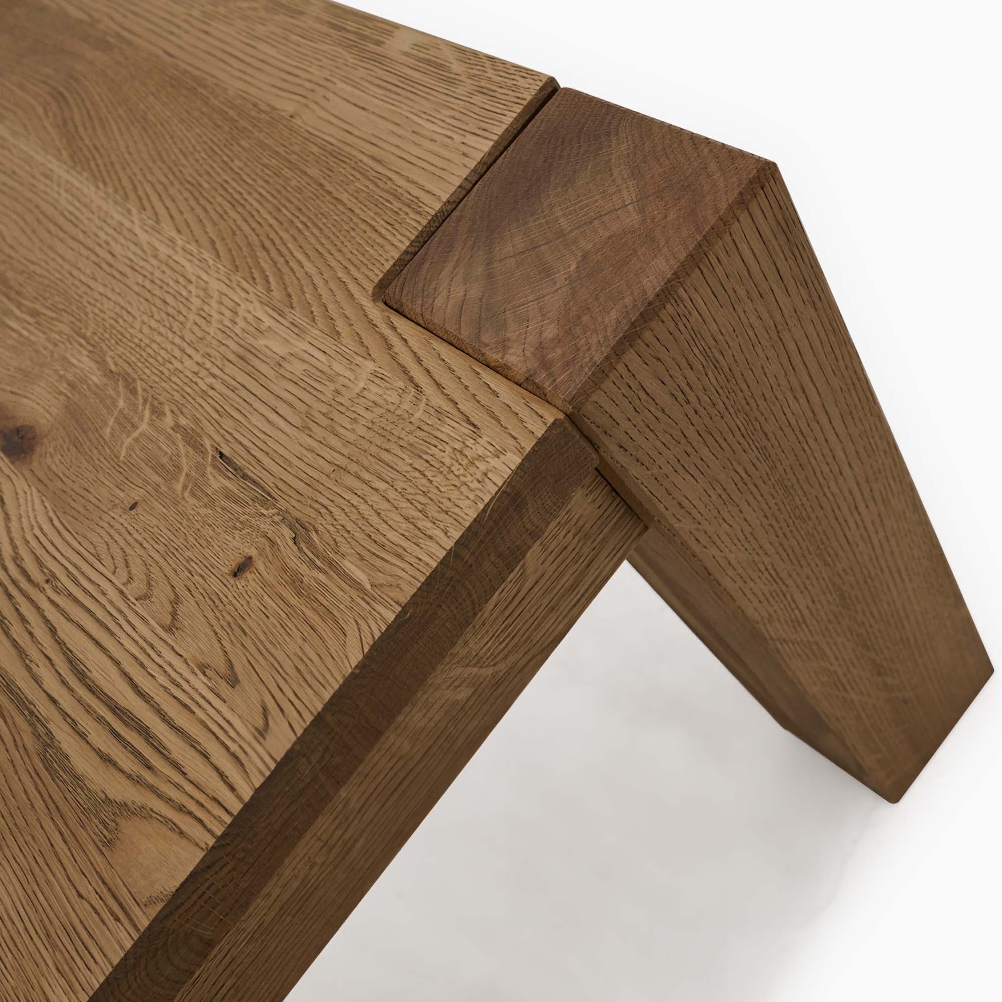 Sunnie Side Table - Lamp Table Brushed Oak / Hesse Dark Oil Tables Sterling Home 5