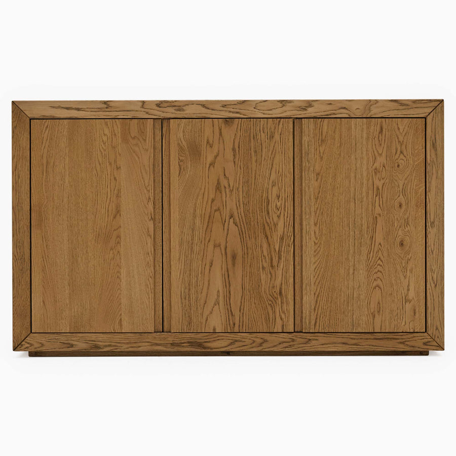 Sunnie Sideboard - 3 Door Sideboard Brushed Oak / Hesse Dark Oil Tables Sterling Home 1