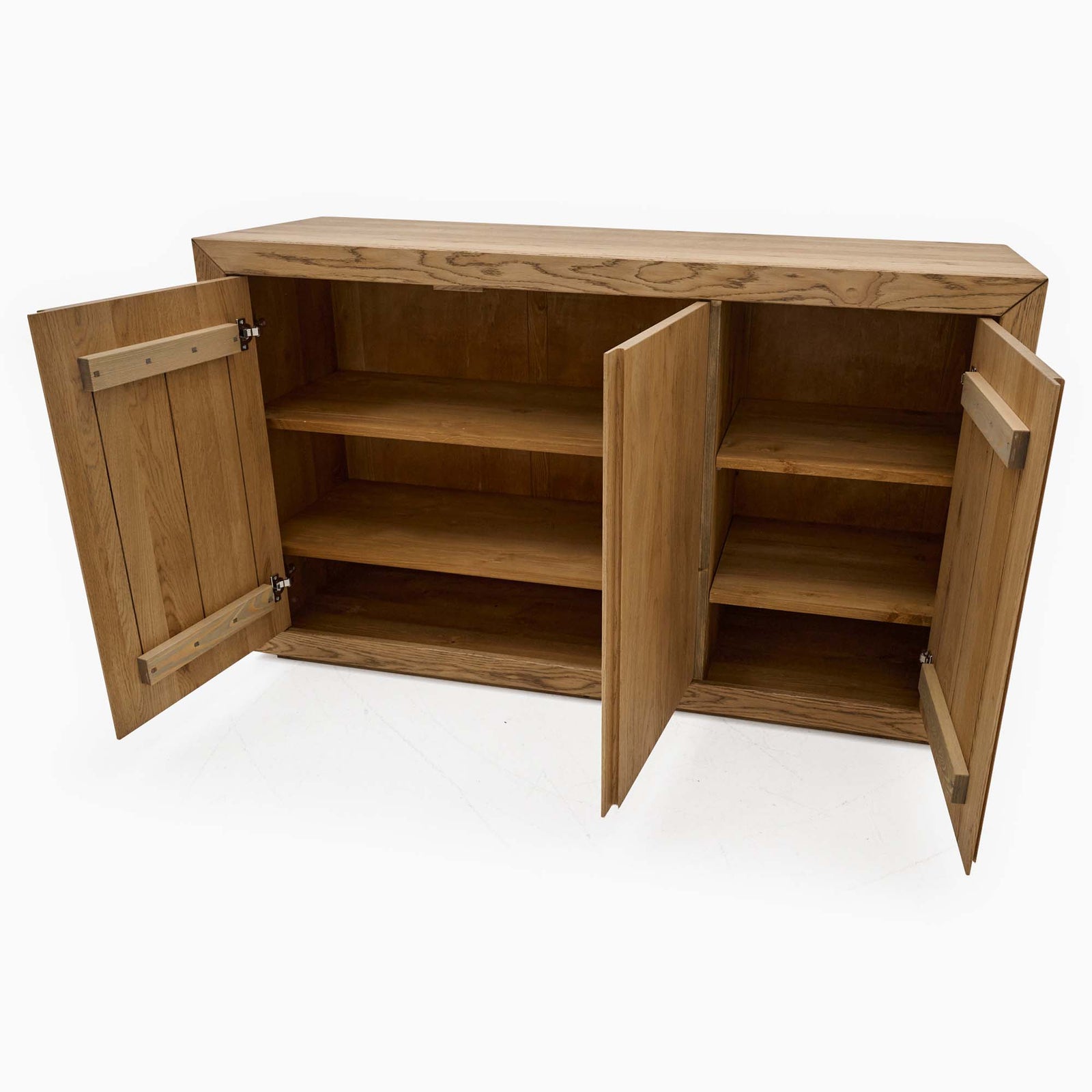 Sunnie Sideboard - 3 Door Sideboard Brushed Oak / Hesse Dark Oil Tables Sterling Home 7