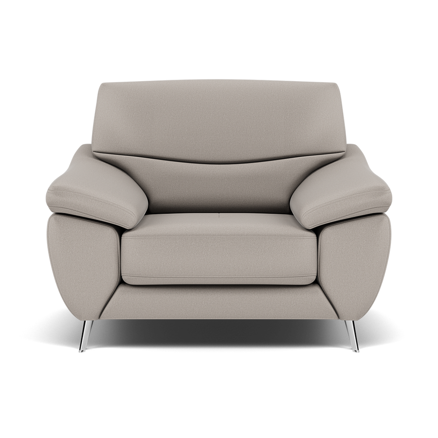 Bolero Armchair - Armchair Fabric Armchairs Sterling Home BFA-MAD-02 SILVER GREY 1