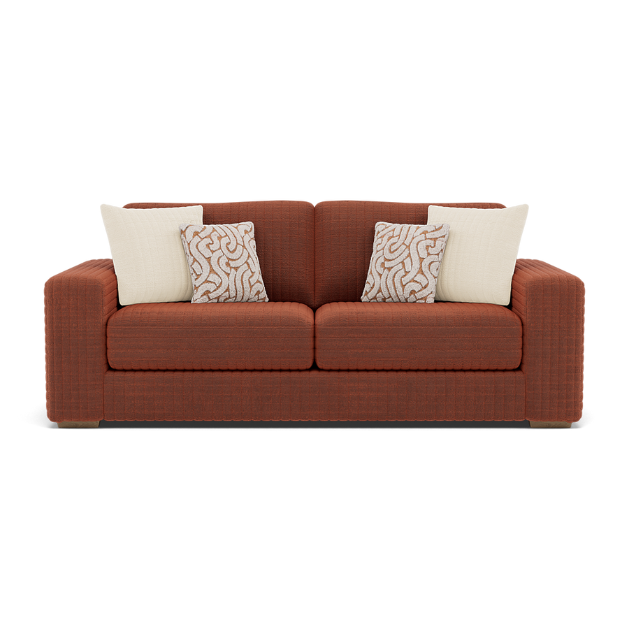 Bonnie 2 Seater Sofa - 2 Seater Sofa Sofas Sterling Home Versaille Foxy Feet: Oak 1