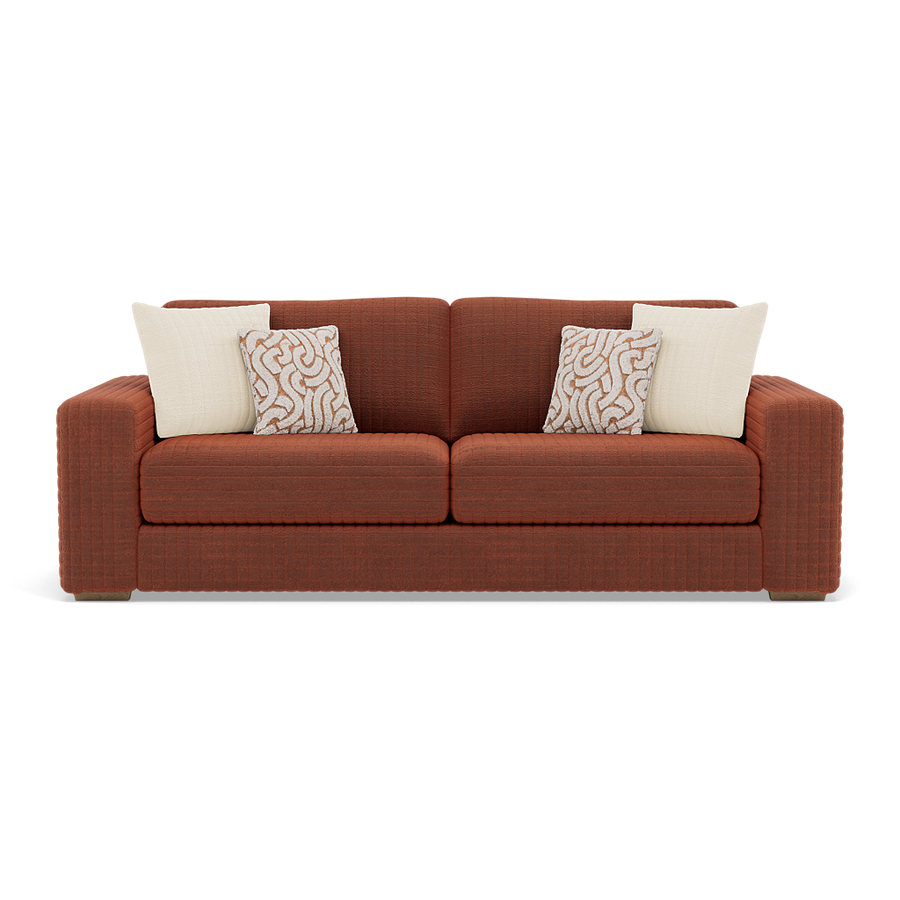 Bonnie 3 Seater Sofa - 3 Seater Sofa Sofas Sterling Home Versaille Foxy Feet: Oak 1