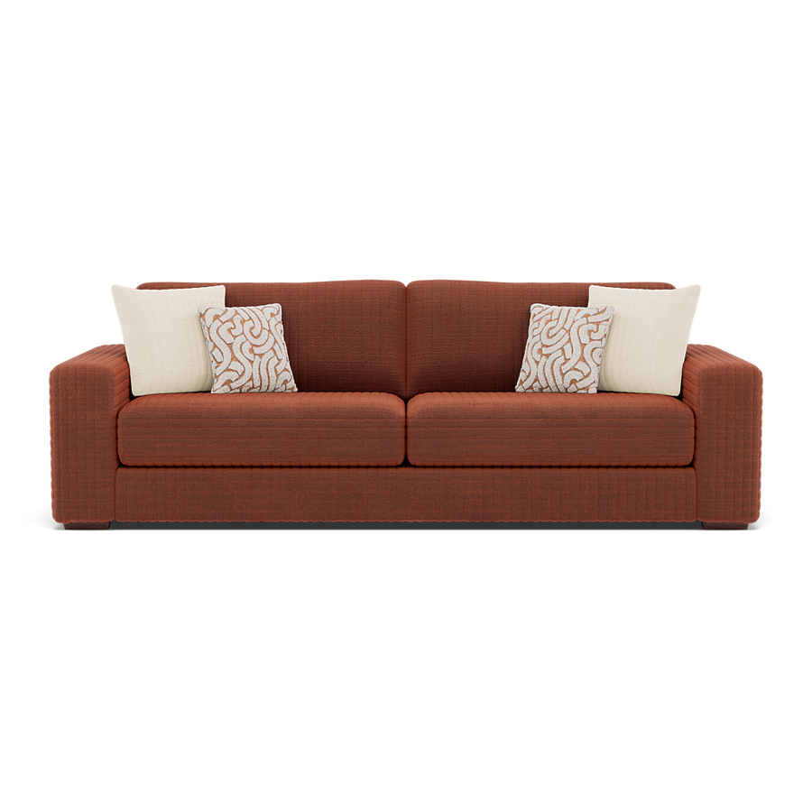 Bonnie 4 Seater Sofa - 4 Seater Sofa Sofas Sterling Home Versaille Foxy Feet: Mahogany 2