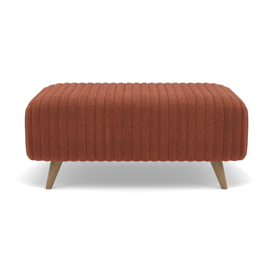 Bonnie Footstool - Footstool Footstools Sterling Home Versaille Foxy Feet: Oak 1