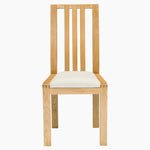 Ercol Bosco Dining Chair - Dining Chair - Cream Clear Matt Chairs Sterling Home 1