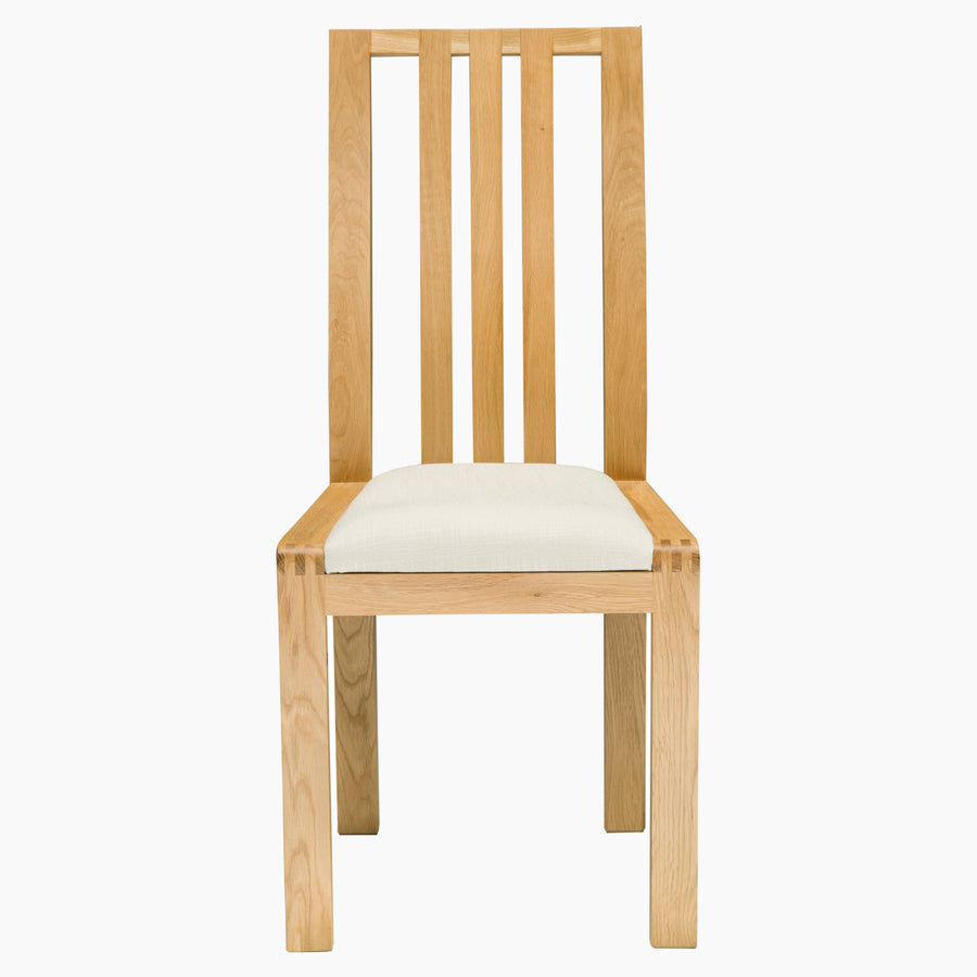 Ercol Bosco Dining Chair - Dining Chair - Cream Clear Matt Chairs Sterling Home 1