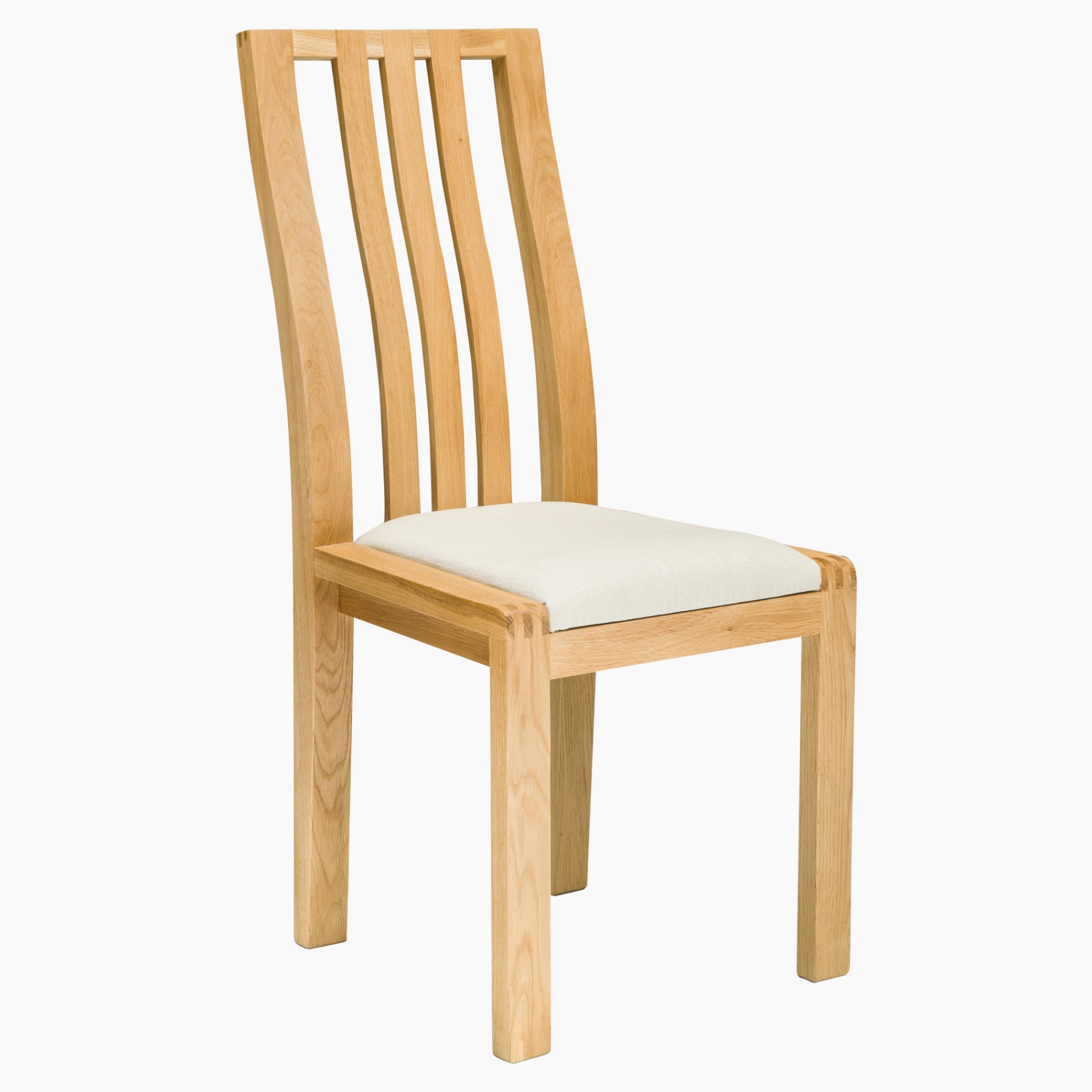 Ercol Bosco Dining Chair - Dining Chair - Cream Clear Matt Chairs Sterling Home 3