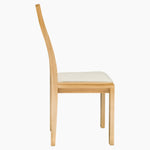 Ercol Bosco Dining Chair - Dining Chair - Cream Clear Matt Chairs Sterling Home 4