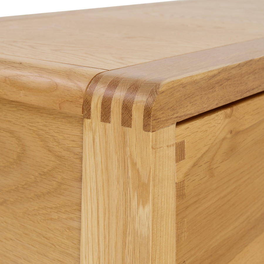 Ercol Bosco Bookcase - Low Bookcase Clear Matt Storage Sterling Home 2