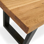 Bourton Oak Coffee Table - Coffee Table Oak / Veneer Tables Sterling Home 3