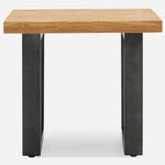 Bourton Oak Side Table - Lamp Table Oak / Veneer Tables Sterling Home 1