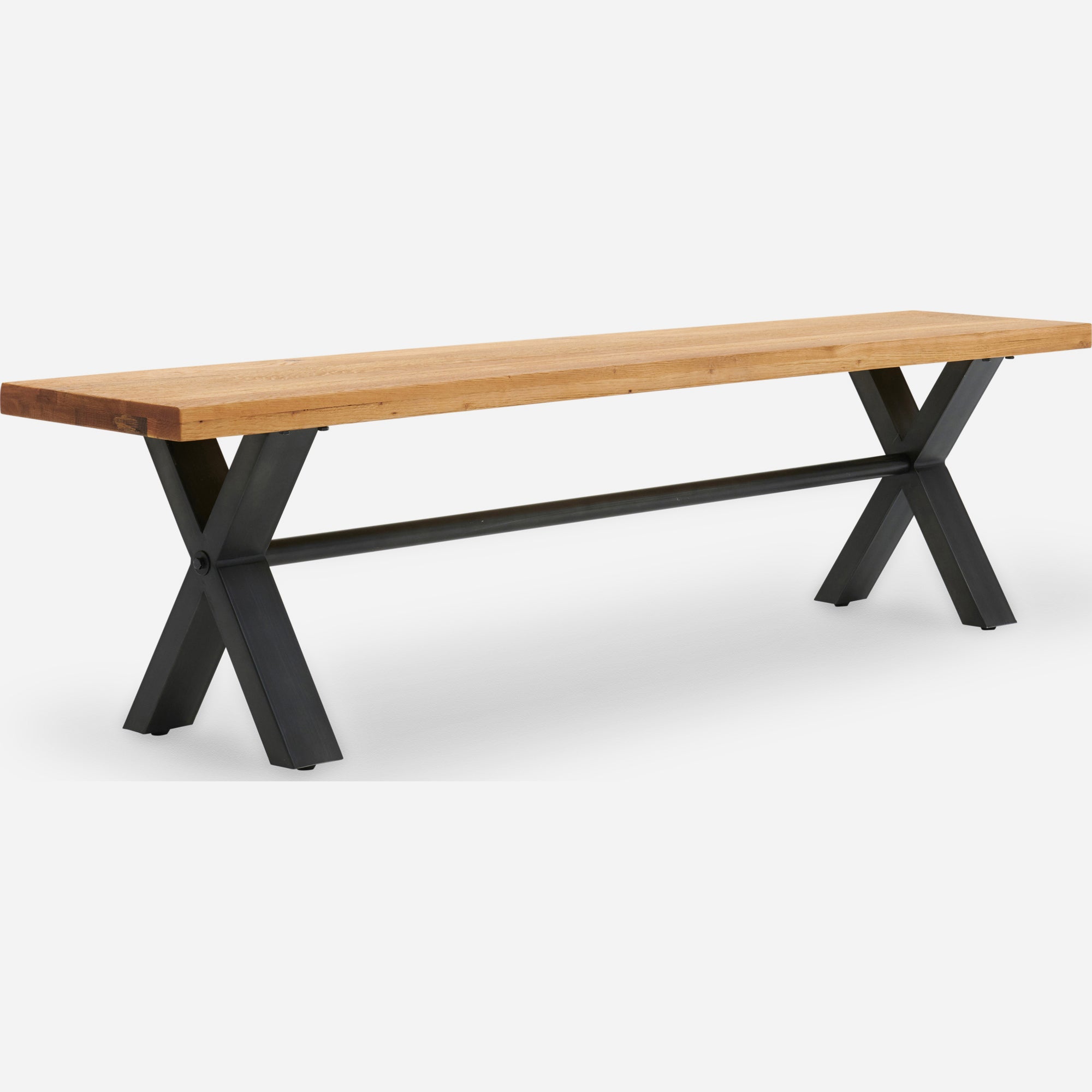 Bourton Oak Bench - Large Bench Oak / Veneer Chairs Sterling Home 5