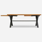 Bourton Oak Large Dining Table - Large Dining Table Oak / Veneer Tables Sterling Home 6