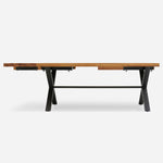 Bourton Oak Large Dining Table - Large Dining Table Oak / Veneer Tables Sterling Home 7