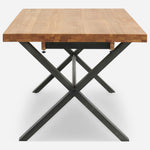 Bourton Oak Large Dining Table - Large Dining Table Oak / Veneer Tables Sterling Home 8