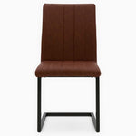 Bourton Retro Stitch Dining Chair - Retro Stitch Dining Chair Graphite - Graphite Sterling Home 2