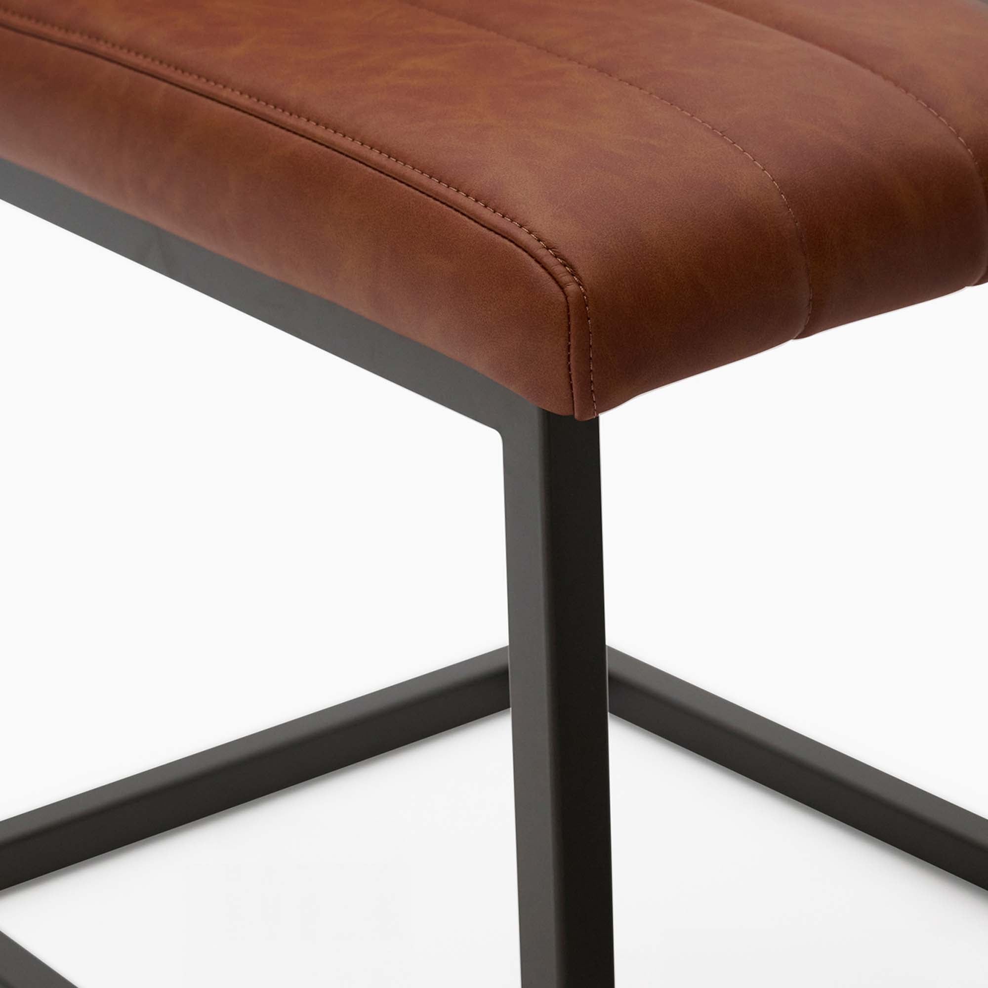 Bourton Retro Stitch Dining Chair - Retro Stitch Dining Chair Graphite - Graphite Sterling Home 7